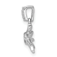 14k White Gold 1/15ct. Diamond Fancy Sun Pendant-PM3919-007-WA