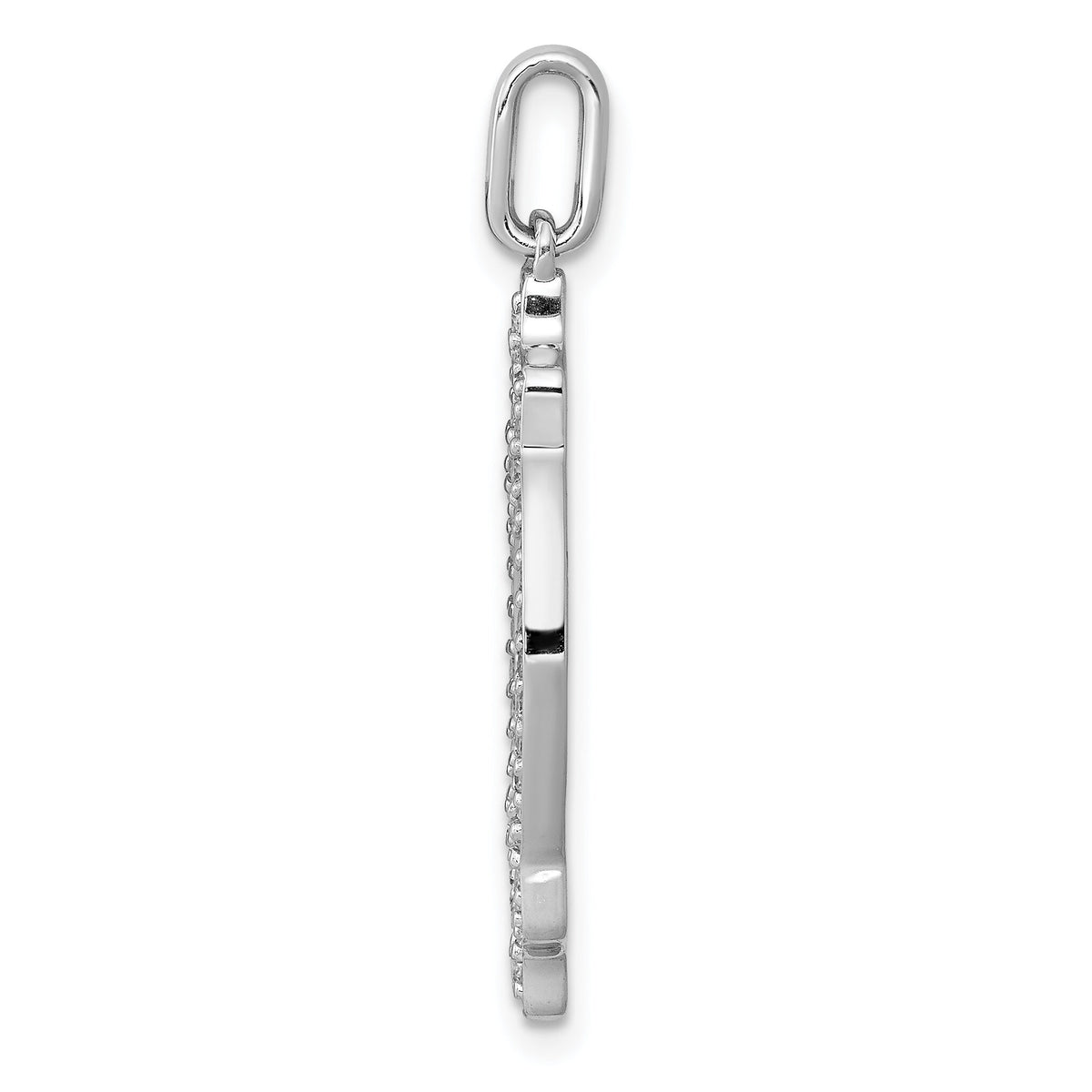 14k White Gold 1/4ct. Diamond Fancy Pendant-PM3927-025-WA