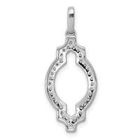 14k White Gold 1/4ct. Diamond Fancy Pendant-PM3927-025-WA