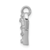 14k White Gold .03ct. Diamond Cactus Pendant-PM4048-003-WA