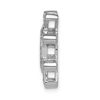 14k White Gold 1/4ct. Diamond Ship Wheel Pendant-PM4052-025-WA