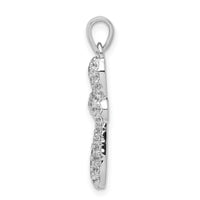 14k White Gold 5/8ct. Diamond Cross Pendant-PM4056-065-WA