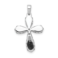 14k White Gold 5/8ct. Diamond Cross Pendant-PM4056-065-WA