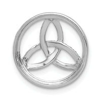 14k White Gold Diamond Celtic Circle Chain Slide-PM4057-033-WA