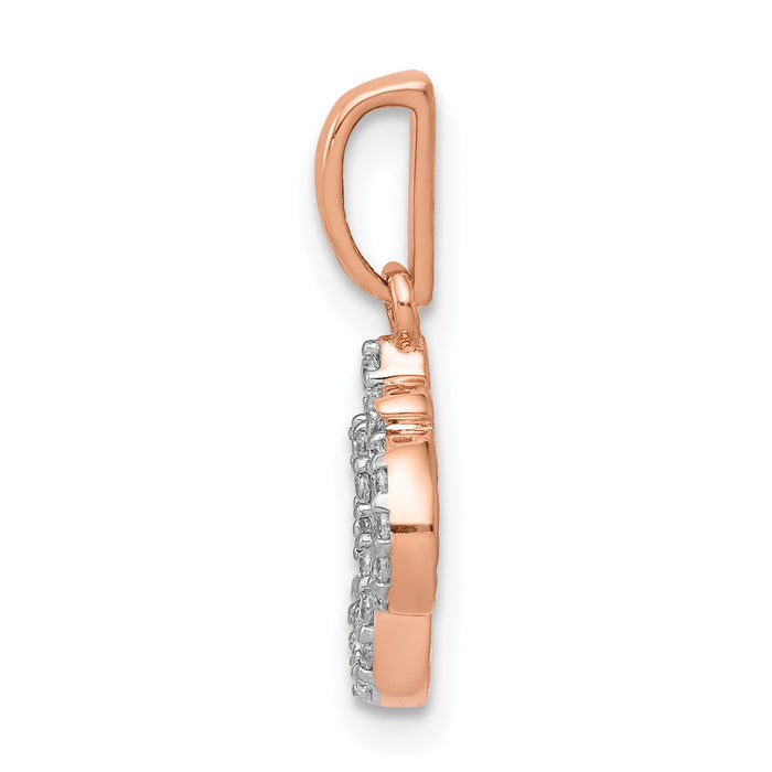14k Diamond Om Pendant-PM4089-010-RA