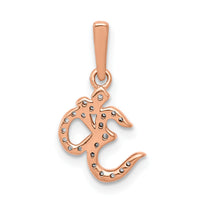 14k Diamond Om Pendant-PM4089-010-RA