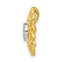 14k 1/20ct. Diamond Sahasrara/Crown Chakra Chain Slide-PM4095-005-YA