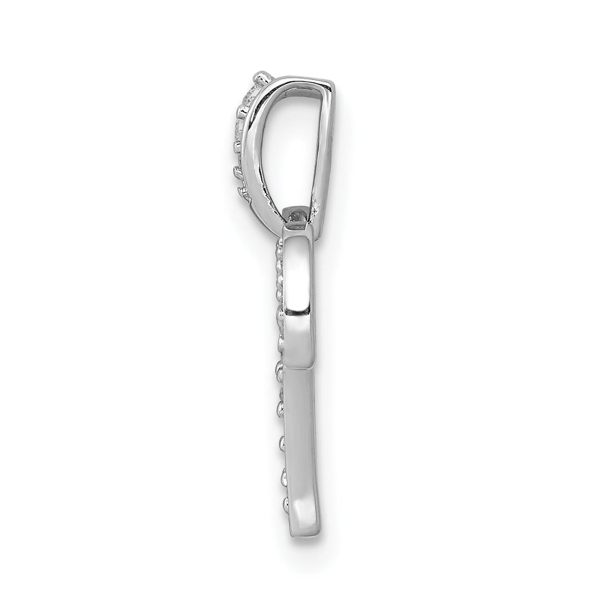 14k White Gold Diamond Aries Zodiac Pendant-PM4102-012-WA