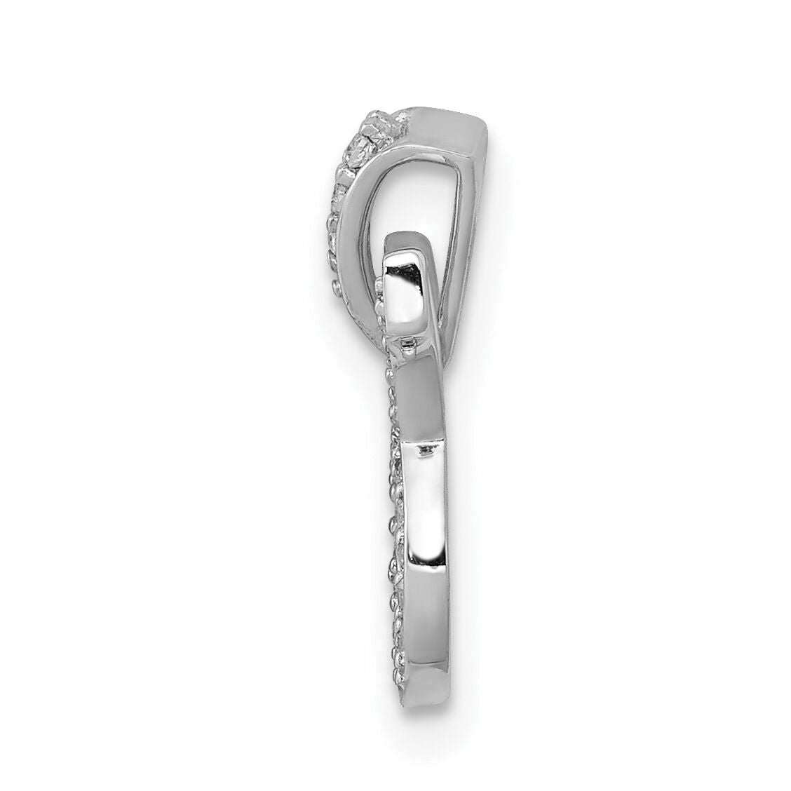14k White Gold Diamond Taurus Zodiac Pendant-PM4103-012-WA