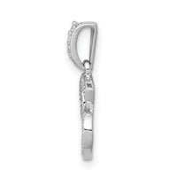 14k White Gold Diamond Cancer Zodiac Pendant-PM4105-013-WA