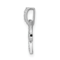 14k White Gold Diamond Pisces Zodiac Pendant-PM4113-010-WA