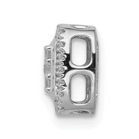 14k White Gold 1/4ct. Diamond Square Cluster Pendant-PM4369-025-WA