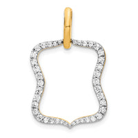 14k 1/2ct. Diamond Fancy Pendant-PM4375-050-YA