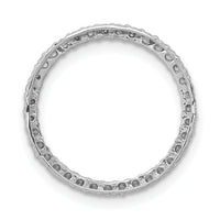 14k White Gold 1/3ct. Diamond Circle Chain Slide-PM4712-033-WA