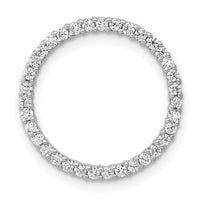 14k White Gold 1/3ct. Diamond Circle Chain Slide-PM4712-033-WA