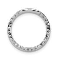 14k White Gold 1/2ct. Diamond Circle Chain Slide-PM4713-050-WA