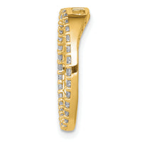 14k 1/2ct. Diamond Circle Chain Slide-PM4713-050-YA