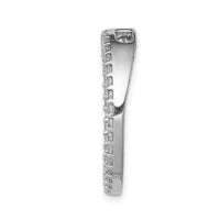 14k White Gold 3/4ct. Diamond Circle Chain Slide-PM4713-075-WA