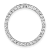 14k White Gold 3/4ct. Diamond Circle Chain Slide-PM4713-075-WA