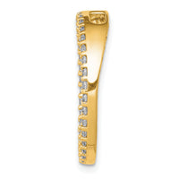 14k 3/4ct. Diamond Circle Chain Slide-PM4713-075-YA