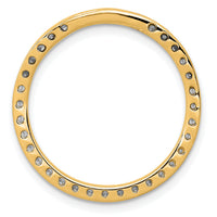14k 3/4ct. Diamond Circle Chain Slide-PM4713-075-YA
