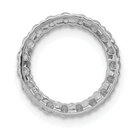 14k White Gold 3/8ct. Diamond Circle Chain Slide-PM4714-040-WA