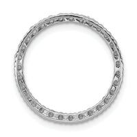 14k White Gold 5/8ct. Diamond Circle Chain Slide-PM4714-062-WA