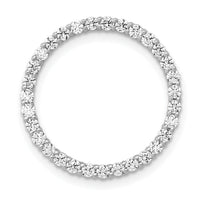 14k White Gold 5/8ct. Diamond Circle Chain Slide-PM4714-062-WA