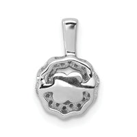 14k White Gold 1/10ct. Vibrant Moving Diamond Pendant-PM4759-010-WA