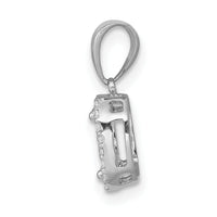 14k White Gold 1/4ct. Diamond Square Cluster Pendant-PM4763-025-WA
