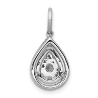14k White Gold 1/2ct. Diamond Teardrop Pendant-PM4776-050-WA