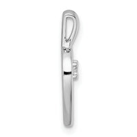 14k White Gold AA .05ct. Diamond Heart Pendant-PM4816-005-WA
