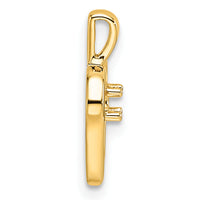 14k Heart Pendant .05ct. Mounting-PM4816-005-Y