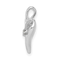 14k White Gold AA .01ct. Diamond Heart-PM4819-001-WA