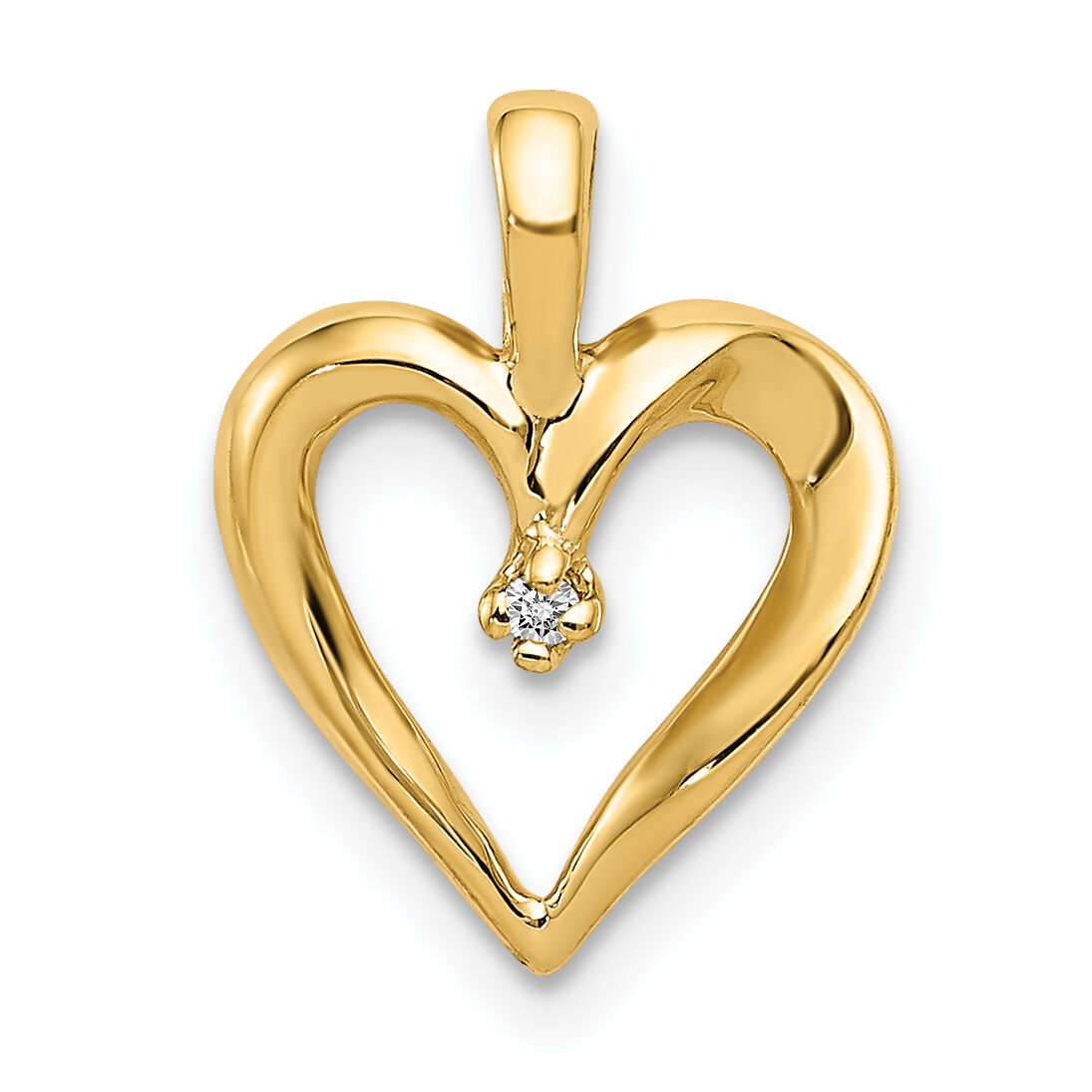 14k AA Diamond Heart Pend-PM4819-001-YA
