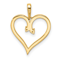 14k Heart Pendant Mounting-PM4821-002-Y