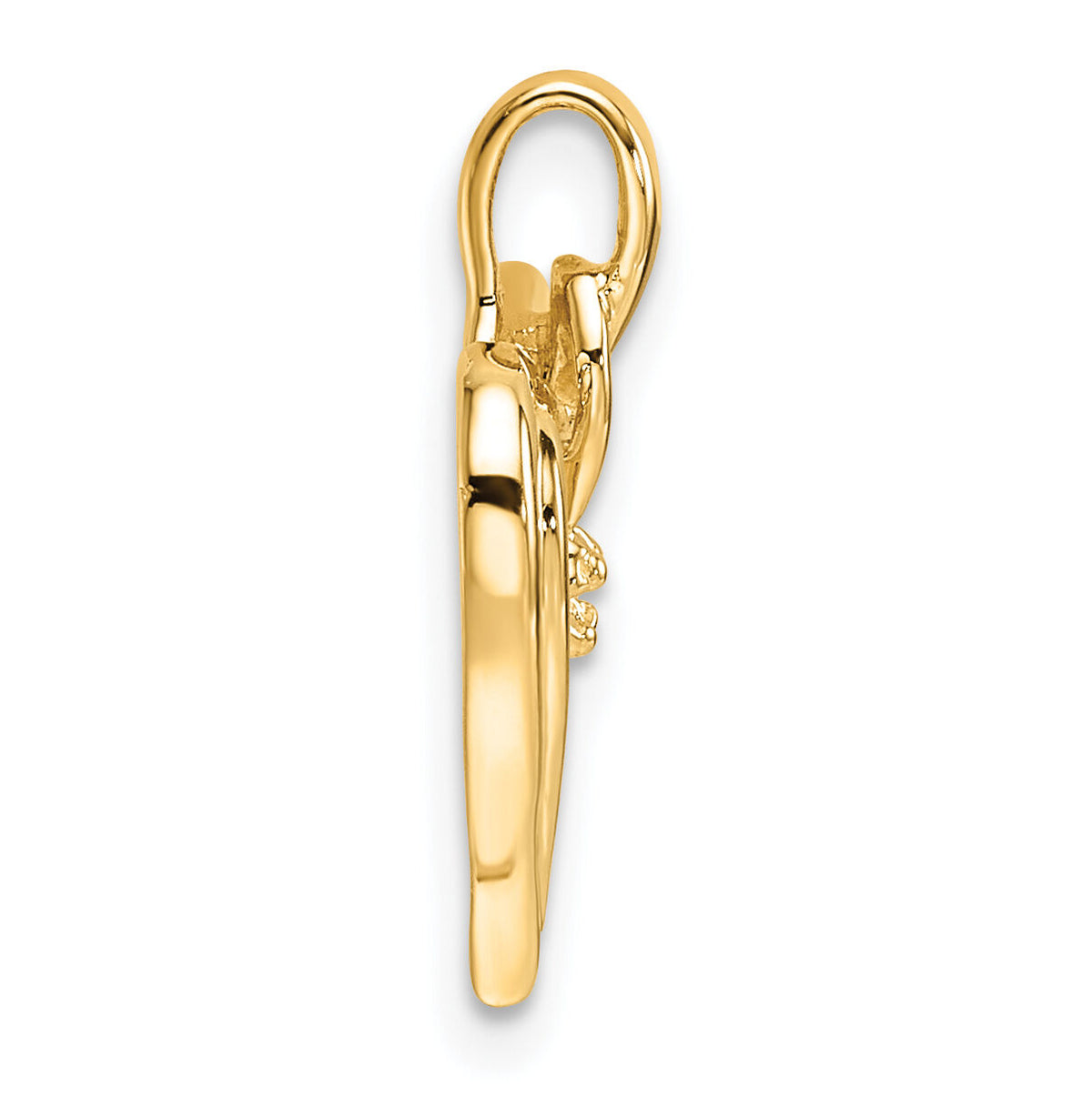 14k Heart Pendant Mounting-PM4824-001-Y