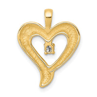 14k Heart Pendant Mounting-PM4831-007-Y
