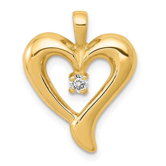 14k Heart Pendant Mounting-PM4831-007-Y