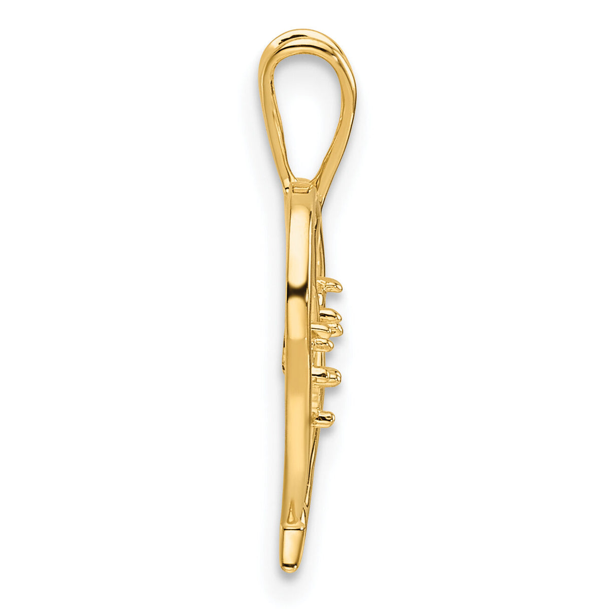 14k Heart Pendant Mounting-PM4832-005-Y