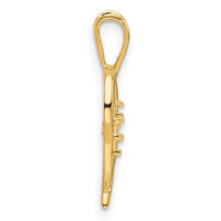 14k Heart Pendant Mounting-PM4832-005-Y