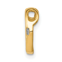 14k AA Diamond Heart Chain Slide-PM4837-002-YA