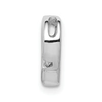 14k White Gold .01ct. Diamond Heart Chain Slide-PM4838-001-WA
