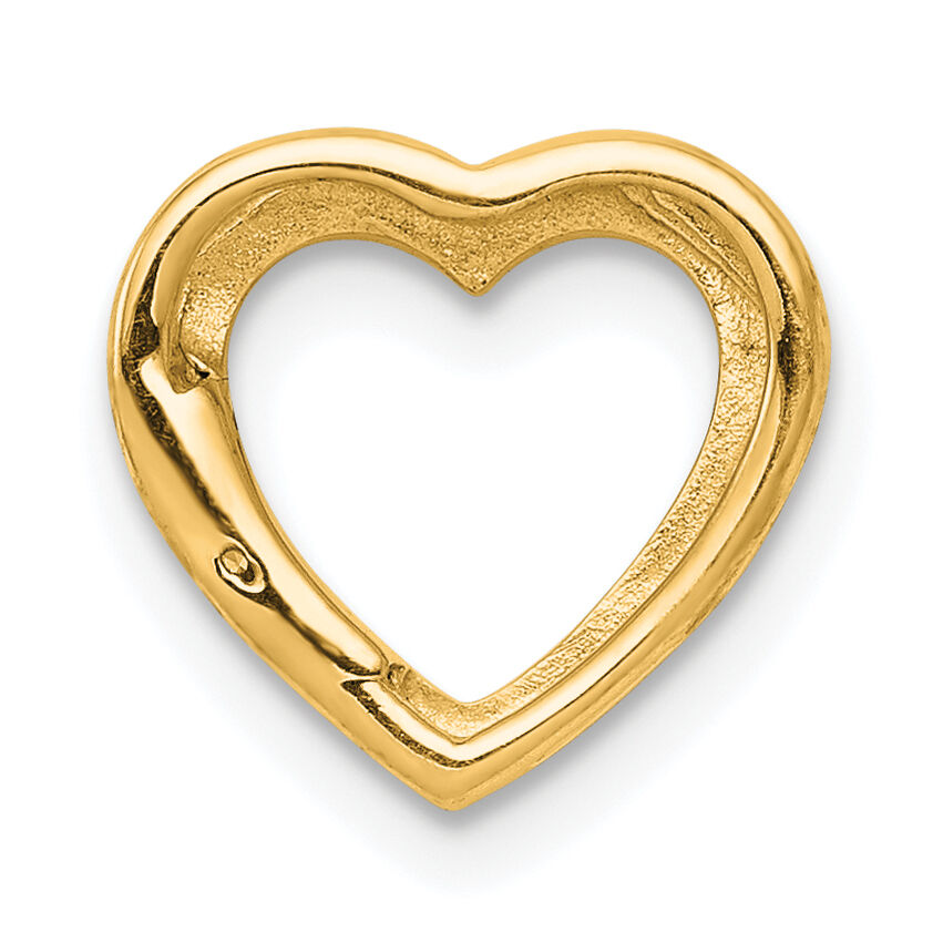 14k .01ct. Diamond Heart Chain Slide-PM4838-001-YA