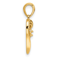 14k Heart Pendant Mounting-PM4843-002-Y