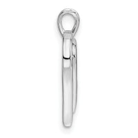 14k White Gold Fancy Heart Pendant Mounting-PM4844-005-W