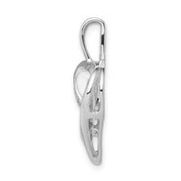 14k White Gold 1/8ct. Diamond Heart Pendant-PM4848-013-WA