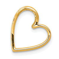 14k 1/10ct. Diamond Vintage Heart Chain Slide-PM4862-010-YA