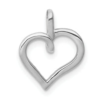 14k White Gold 1/20ct. Diamond Heart Pendant-PM4867-005-WA