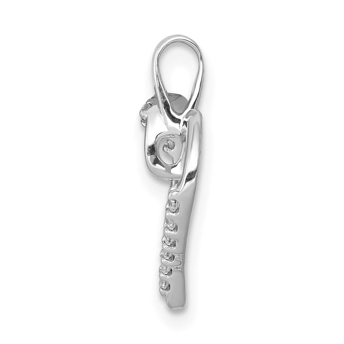 14k White Gold 1/15ct. Diamond Heart Pendant-PM4867-008-WA